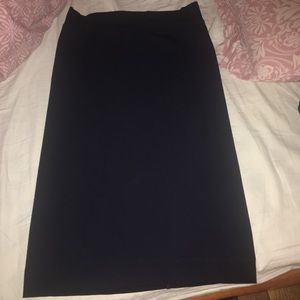Straight pencil skirt